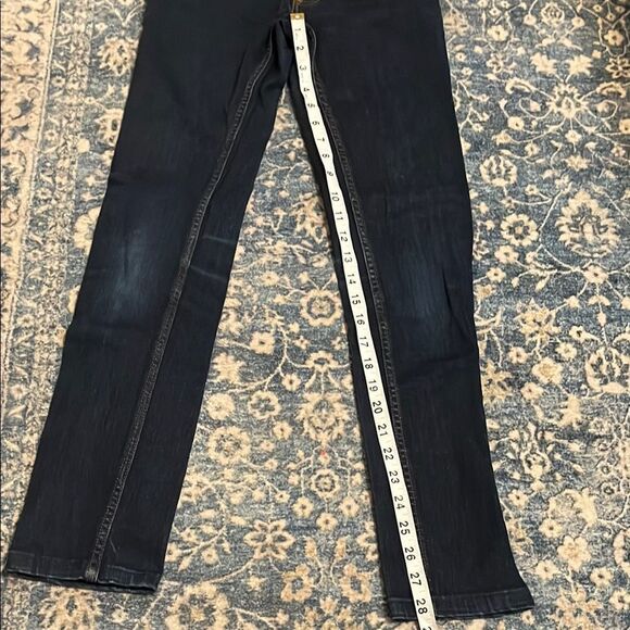 Acne Studios Kek Soft Raw Blue Skinny Distressed Jeans Contemporary - Picture 9 of 12